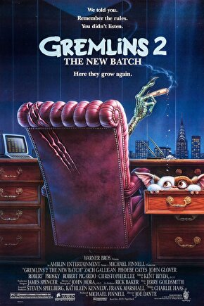 Gremlins 2 The New Batch (1990) ( FOLYO ) - AFİŞ - POSTER-3207