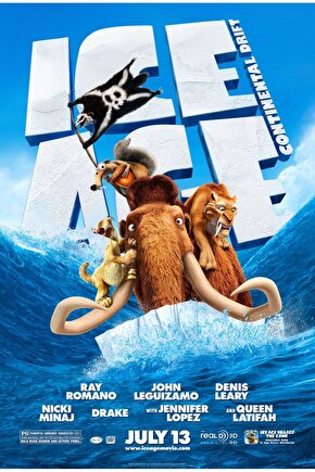 Ice Age Continental Drift (2012) 0001 ( FOLYO ) - AFİŞ - POSTER-3697