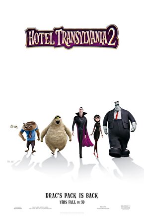 Hotel Transylvania 2 (2015) 8 ( FOLYO ) - AFİŞ - POSTER-3593