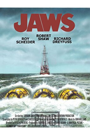 Jaws (1975) ( FOLYO ) - AFİŞ - POSTER-3899