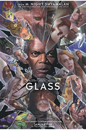 Glass (2019) 5 ( FOLYO ) - AFİŞ - POSTER-3083