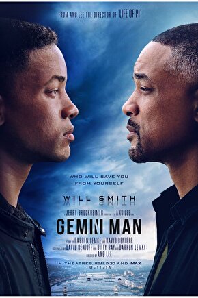 Gemini Man (2019) ( FOLYO ) - AFİŞ - POSTER-3016