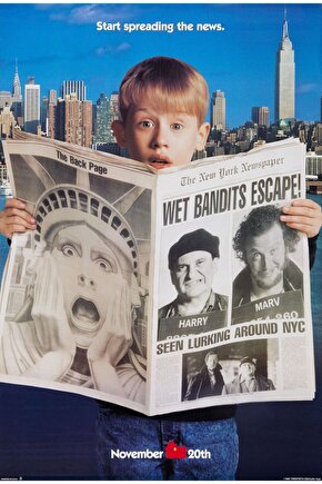 Home Alone 2 Lost in New York (1992) 1 ( FOLYO ) - AFİŞ - POSTER-3549