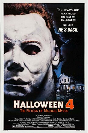 Halloween 4 The Return of Michael Myers (1988) ( FOLYO ) - AFİŞ - POSTER-3289