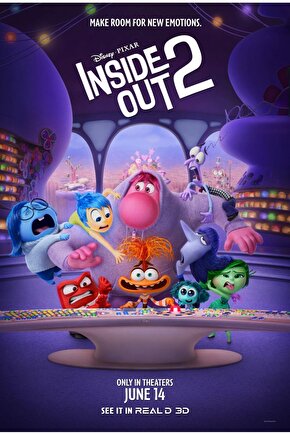 Inside Out 2 (2024) 0002 ( FOLYO ) - AFİŞ - POSTER-3790