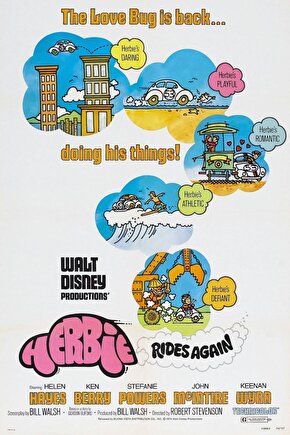 Herbie Rides Again (1974) ( FOLYO ) - AFİŞ - POSTER-3485