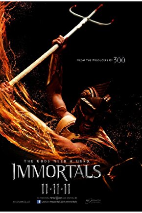 Immortals (2011) 3 ( FOLYO ) - AFİŞ - POSTER-3722