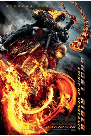 Ghost Rider Spirit of Vengeance (2011) ( FOLYO ) - AFİŞ - POSTER-3039