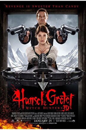 Hansel & Gretel Witch Hunters (2013) 1 ( FOLYO ) - AFİŞ - POSTER-3323