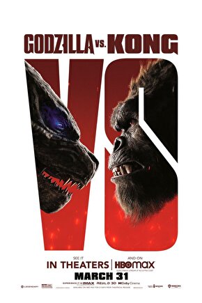 Godzilla vs. Kong (2021) 3 ( FOLYO ) - AFİŞ - POSTER-3126