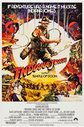 Indiana Jones and the Temple of Doom (1984) ( FOLYO ) - AFİŞ - POSTER-3768