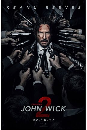 John Wick Chapter 2 (2017) 0014 ( FOLYO ) - AFİŞ - POSTER-3953