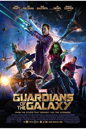 Guardians of the Galaxy (2014) 1 ( FOLYO ) - AFİŞ - POSTER-3216