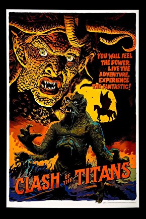 Clash of the Titans (1981) 1 ( FOLYO ) - AFİŞ - POSTER-2158