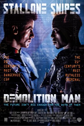 Demolition Man (1993) ( FOLYO ) - AFİŞ - POSTER-2409