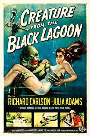 Creature from the Black Lagoon (1954) ( FOLYO ) - AFİŞ - POSTER-2257