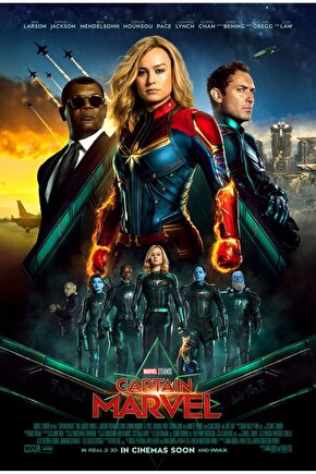 Captain Marvel (2019) 4 ( FOLYO ) - AFİŞ - POSTER-2010