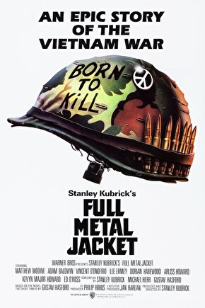 Full Metal Jacket (1987) ( FOLYO ) - AFİŞ - POSTER-2975