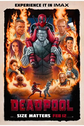 Deadpool (2016) 0008 ( FOLYO ) - AFİŞ - POSTER-2369