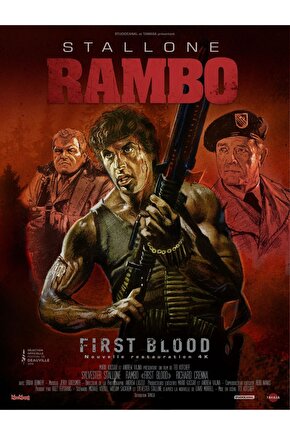 First Blood (1982) 5 ( FOLYO ) - AFİŞ - POSTER-2872