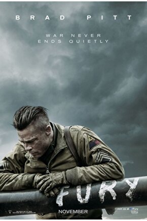 Fury (2014) 0002 ( FOLYO ) - AFİŞ - POSTER-2996