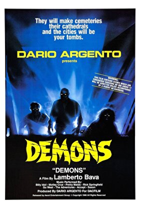 Demons (1985) ( FOLYO ) - AFİŞ - POSTER-2411