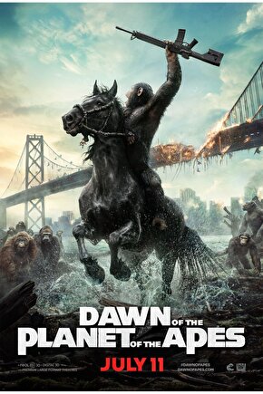 Dawn of the Planet of the Apes (2014) 1 ( FOLYO ) - AFİŞ - POSTER-2336