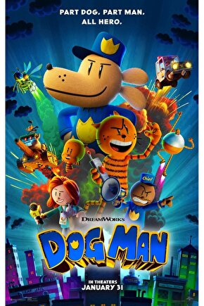 Dog Man (2025) 0003 ( FOLYO ) - AFİŞ - POSTER-2529