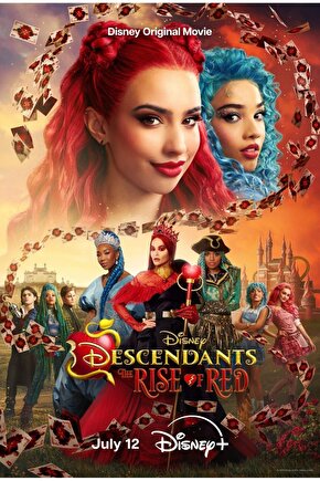 Descendants The Rise of Red (2024) 0001 ( FOLYO ) - AFİŞ - POSTER-2427