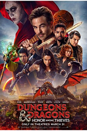 Dungeons & Dragons Honor Among Thieves (2023) 0003 ( FOLYO ) - AFİŞ - POSTER-2618