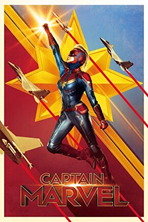 Captain Marvel (2019) 14 ( FOLYO ) - AFİŞ - POSTER-2019