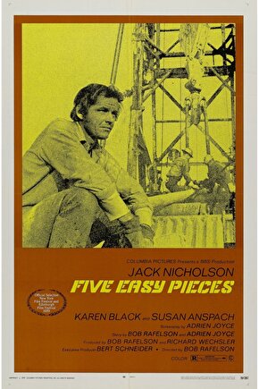 Five Easy Pieces (1970) 2 ( FOLYO ) - AFİŞ - POSTER-2877