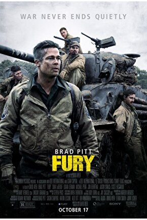 Fury (2014) 0001 ( FOLYO ) - AFİŞ - POSTER-2995