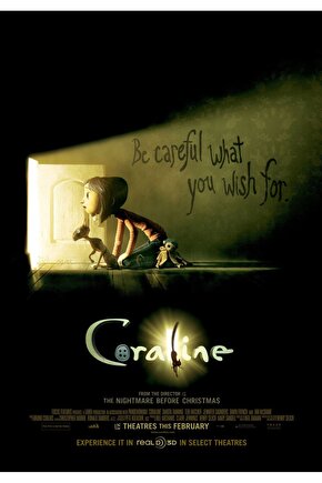 Coraline (2009) 2 ( FOLYO ) - AFİŞ - POSTER-2239