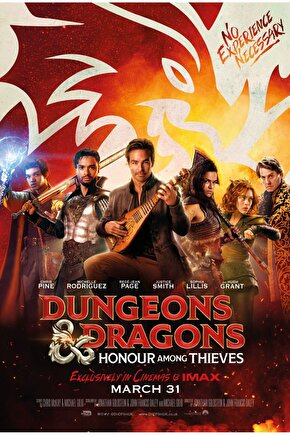 Dungeons & Dragons Honor Among Thieves (2023) 0004 ( FOLYO ) - AFİŞ - POSTER-2619