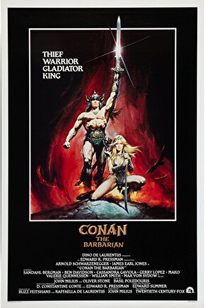 Conan the Barbarian (1982) 1 ( FOLYO ) - AFİŞ - POSTER-2209