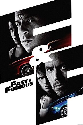 Fast & Furious (2009) 4 ( FOLYO ) - AFİŞ - POSTER-2805