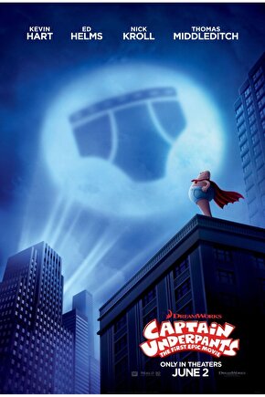 Captain Underpants (2017) 1 ( FOLYO ) - AFİŞ - POSTER-2024