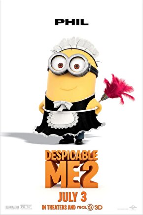 Despicable Me 2 (2013) 9 ( FOLYO ) - AFİŞ - POSTER-2444