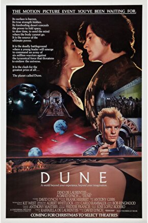 Dune (1984) 1 ( FOLYO ) - AFİŞ - POSTER-2607