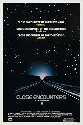 Close Encounters of the Third Kind (1977) 2 ( FOLYO ) - AFİŞ - POSTER-2176