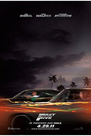 Fast Five (2011) 3 ( FOLYO ) - AFİŞ - POSTER-2811