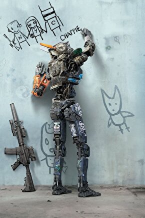 Chappie (2015) 5 ( FOLYO ) - AFİŞ - POSTER-2100