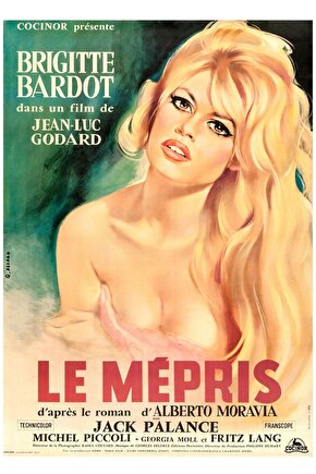 Contempt (1963) ( FOLYO ) - AFİŞ - POSTER-2227