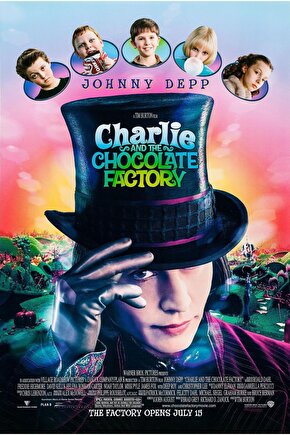 Charlie and the Chocolate Factory (2005) 1 ( FOLYO ) - AFİŞ - POSTER-2103