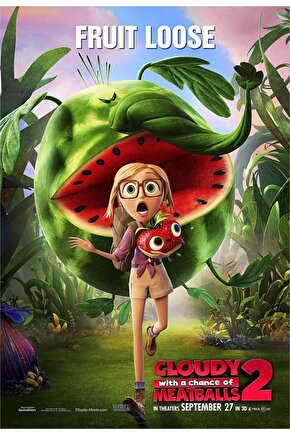 Cloudy with a Chance of Meatballs 2 (2013) 5 ( FOLYO ) - AFİŞ - POSTER-2183