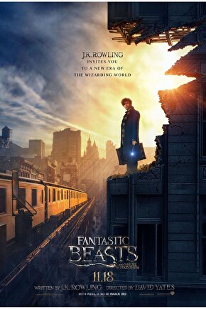 Fantastic Beasts and Where to Find Them (2016) 3 ( FOLYO ) - AFİŞ - POSTER-2771