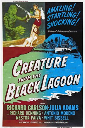 Creature from the Black Lagoon (1954) 1 ( FOLYO ) - AFİŞ - POSTER-2258