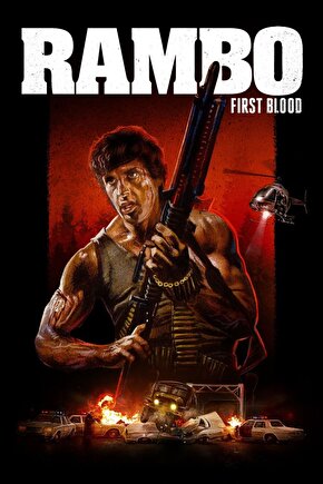 First Blood (1982) 4 ( FOLYO ) - AFİŞ - POSTER-2871