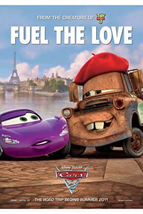 Cars 2 (2011) 3 ( FOLYO ) - AFİŞ - POSTER-2040